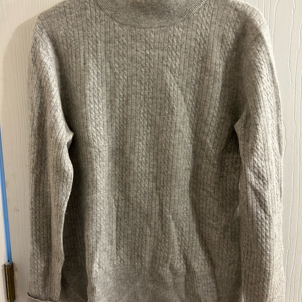 Gray Cashmere Sweater